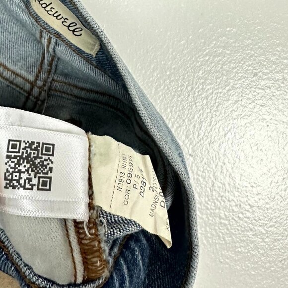 MADEWELL The Perfect Vintage Jean in Wash Kingsbury Size US 26 NWT - Picture 11 of 16